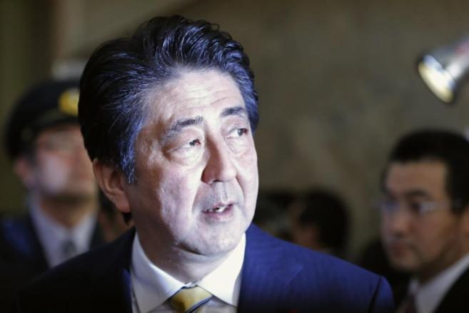 El primer ministro japons, Shinzo Abe, en la sesin plenaria del...