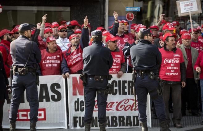 Concentracin de trabajadores de Coca-Cola