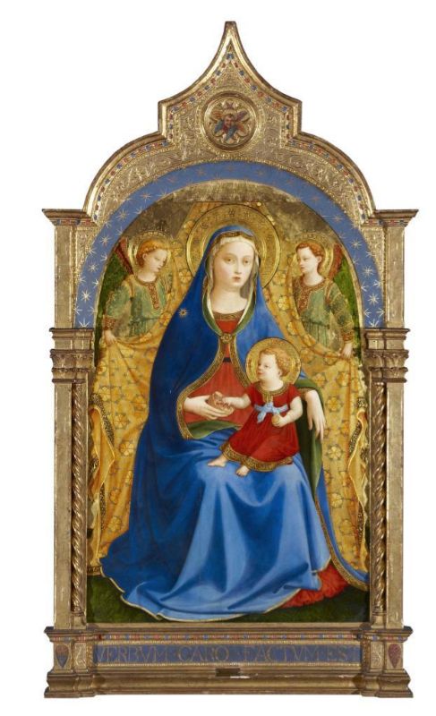 La virgen de la Granada, de Fra Angelico (Siglo XV).
