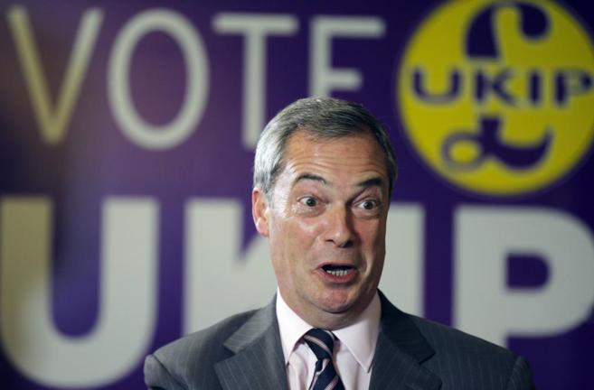 Nigel Farage,lider del Ukip.
