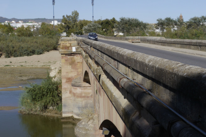 Vista parcial del Puente Romano de Andjar, desde donde supuestamente...