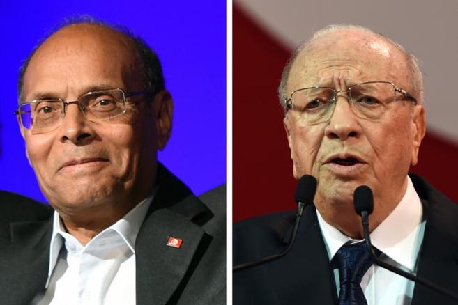 Moncef Marzouki y Beji C. Essebsi, principales contendientes en las...