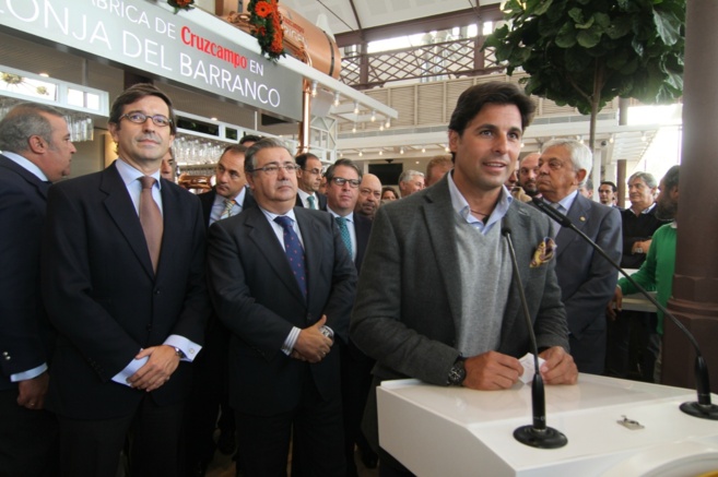 Francisco Rivera, en la inauguracin del nuevo mercado gourmet de...