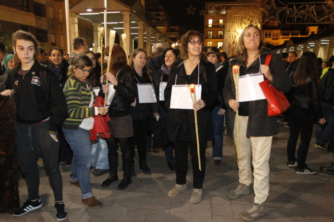 Manifestacin en la tarde de este martes en Castelln.
