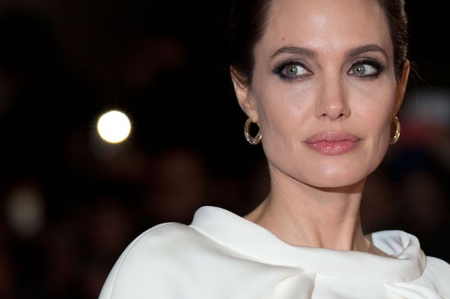 Angelina Jolie, anoche en Londres.