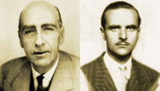 Eduardo Propper y de Callejn (izda)  y ngel Sanz Briz.