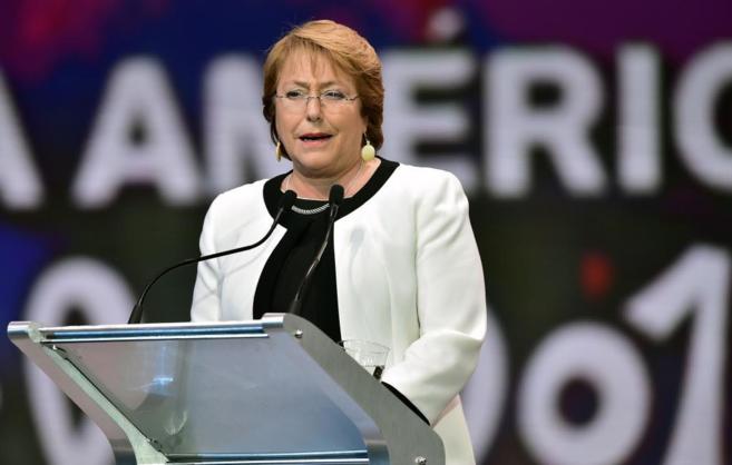 La presidenta chilena Michelle Bachelet
