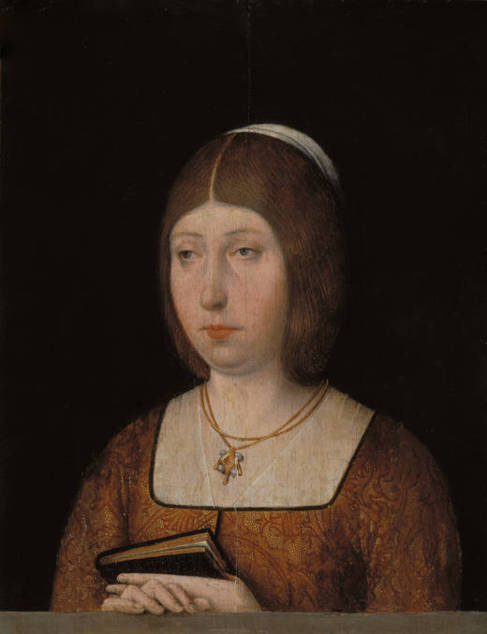 Retrato annimo de la reina Isabel la Catlica.