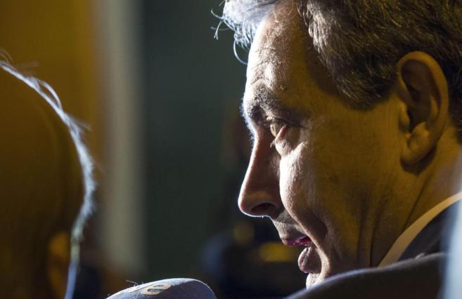 El ex presidente del Gobierno Jos Luis Rodrguez Zapatero, durante...