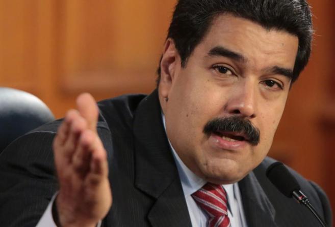 El presidente de Venezuela, Nicols Maduro, durante un acto de su...