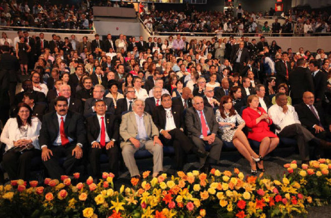 Maduro, Humala, Mujica, Correa, Fernndez de Kirchner y Bachelet, en...