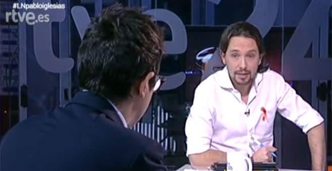 Pablo Iglesias, en 'La noche en 24'.