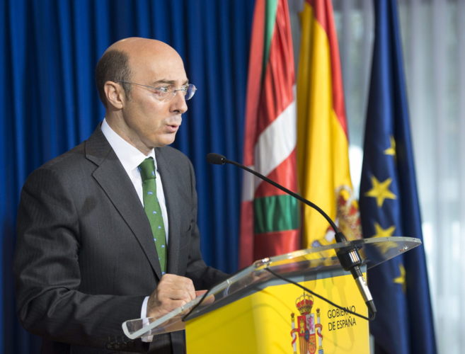 El delegado del Gobierno en el Pas Vasco, Carlos Urquijo.