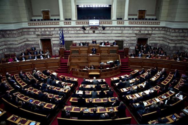 Panormica del Parlamento griego.
