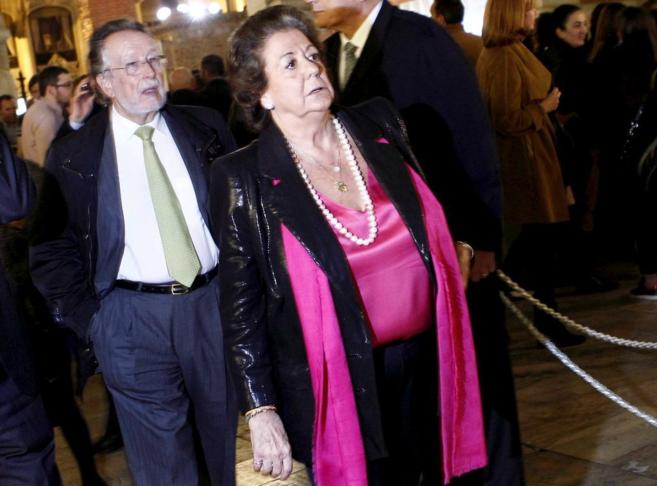 La alcaldesa de Valencia, Rita Barber, junto al vicealcalde, Alfonso...
