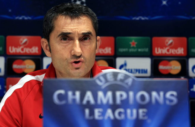 El entrenador del Athletic de Bilbao, Ernesto Valverde.