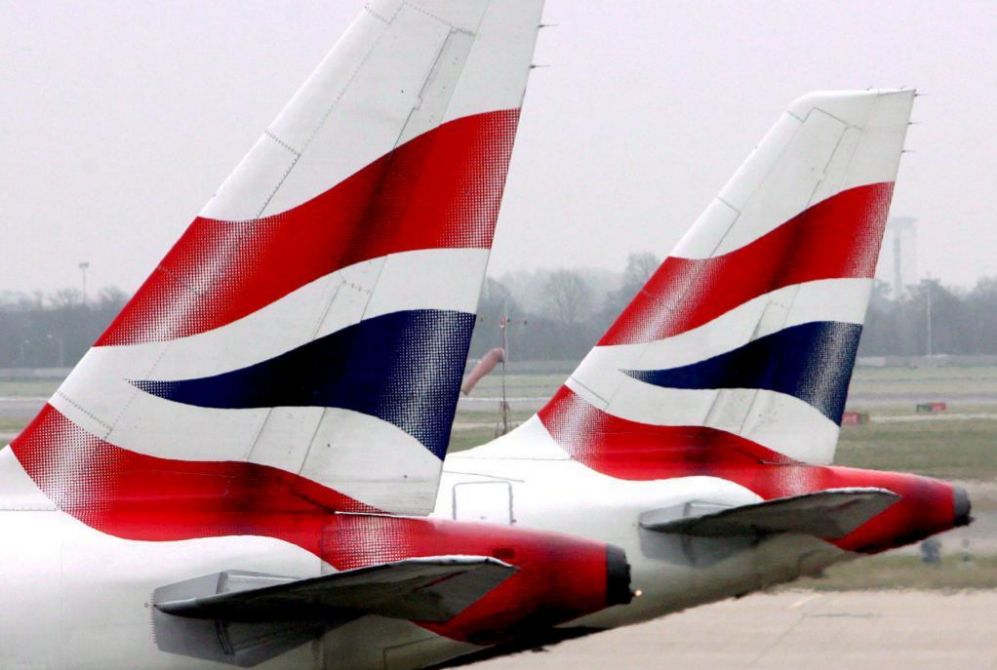 Aviones de British Airways en el aeropuerto de Heathrow en una imagen...