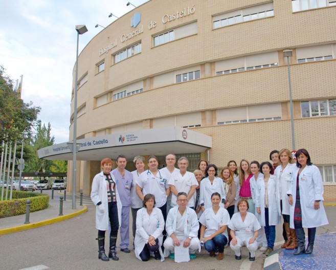 Miembros de la comisin multidisciplinar para pacientes de ELA.