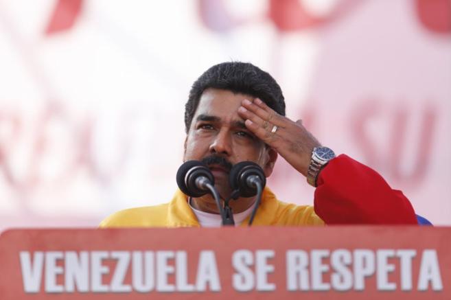 El presidente venezolano, Nicolás Maduro, hoy en Caracas.