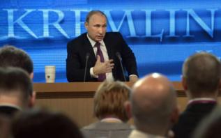 Putin en su conferencia anual.
