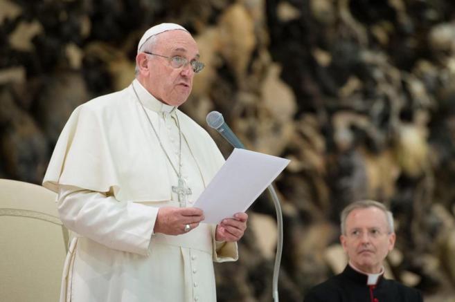 El Papa Francisco durante un encuentro el pasado 15 de diciembre.