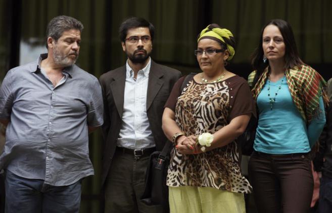 Representantes de las FARC en el proceso de La Habana.
