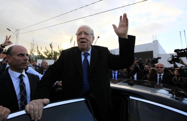 Caid Essebsi, líder del partido Nidaa Tunis.