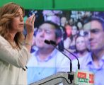 Susana Díaz habla ante Pedro Sánchez y el candidato de Sevilla en...