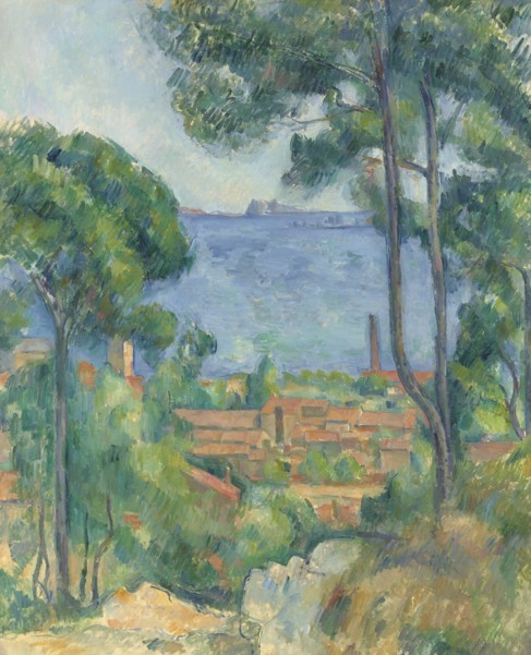 'Vista del estanque y el castillo de If', de Paul Czanne.