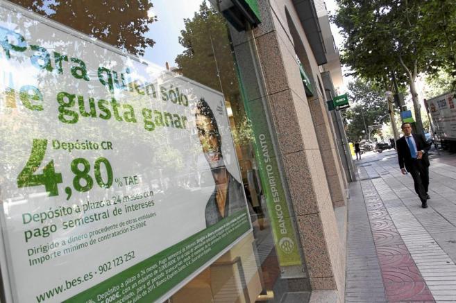Sucursal del desaparecido Banco Esprito Santo en Madrid.