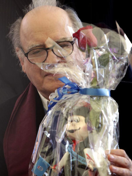 Joaqun Salvador Lavado, 'Quino', creador de Mafalda, obtena el...