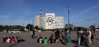 La Plaza de la Revolucin el da de las detenciones.