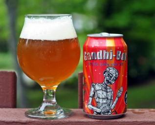 Imagen de la cerveza estadounidense 'Gandhi-Bot'.