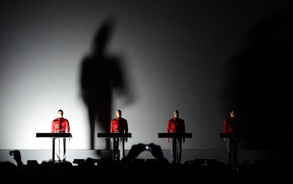 Un momento del concierto de Kraftwerk del da de Reyes.