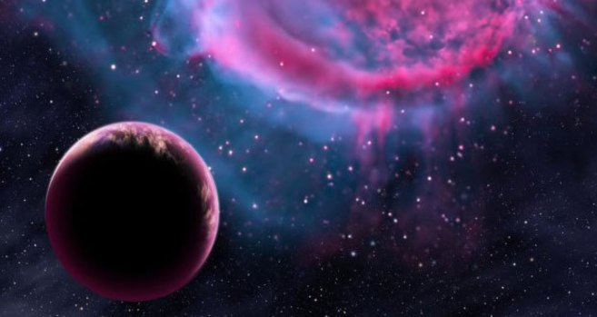 Recreacin artstica del planeta Kepler-438b.