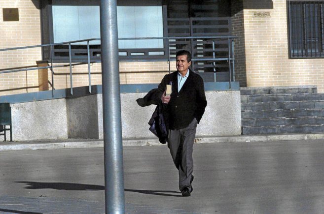 El ex presidente balear Jaume Matas a la entrada de la prisin de...