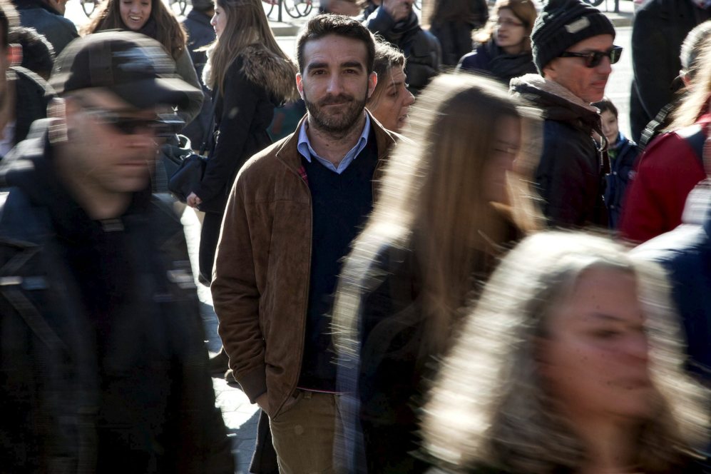 El director de Change.org, Francisco Polo, posa en Barcelona, en una...