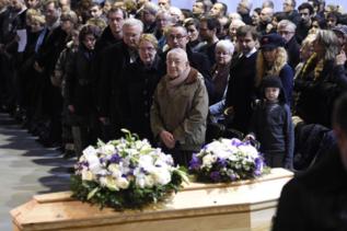 Funeral de 'Charb', en Pontoise.