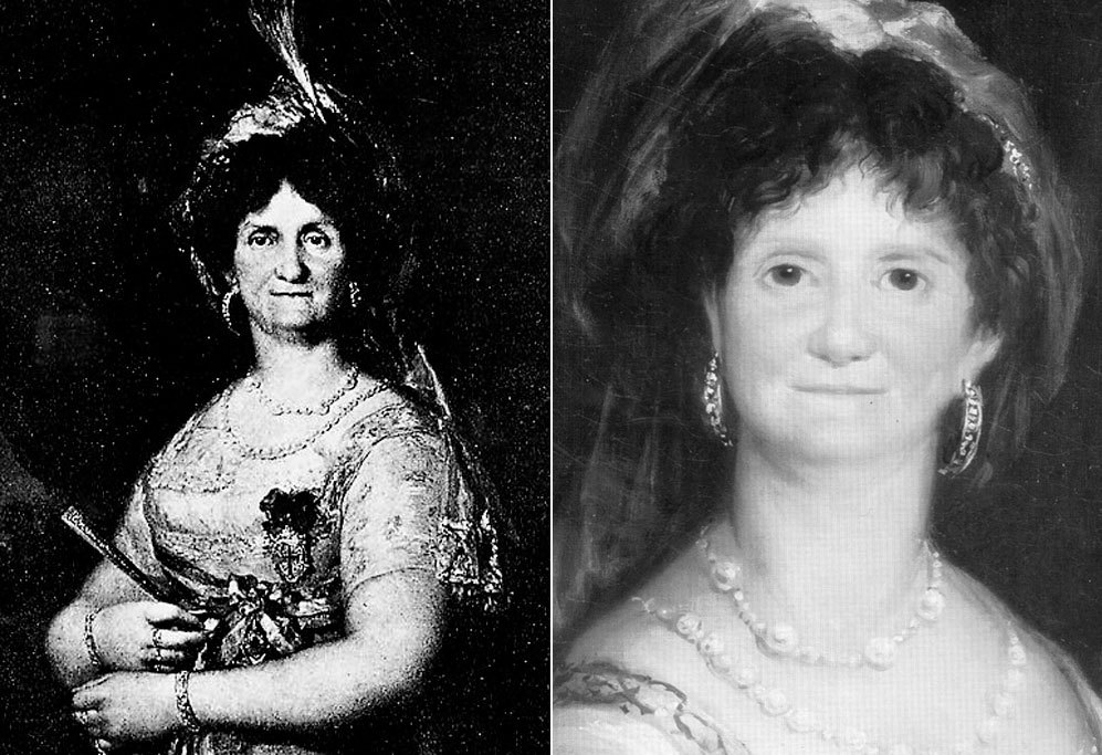 Mara Luisa de Parma (1751-1819), la esposa de Carlos IV, confes...