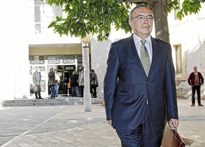 Jos Luis Ortuo, a su salida de los juzgados, el pasado da 9.