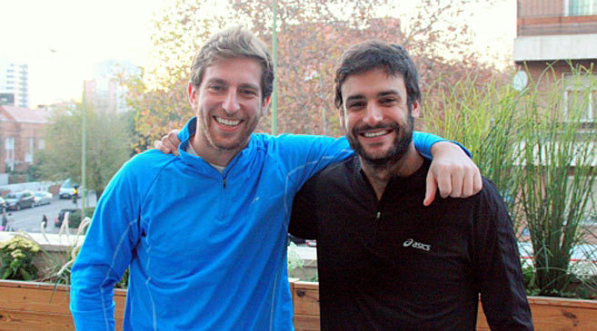 Julen Esteban (izda.) y Jaime Aguayo, los promotores del proyecto.