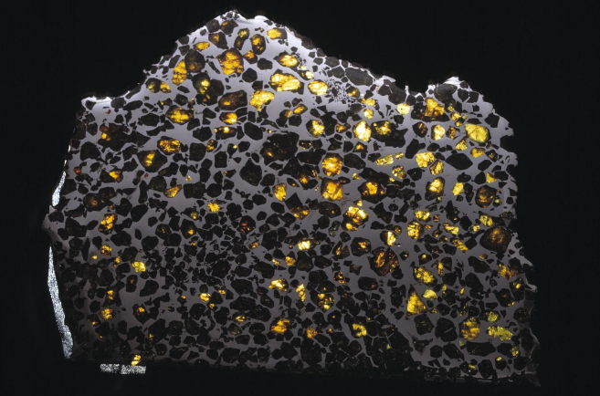 El meteorito Pallasite, estudiado por Harrison.