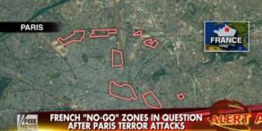 Imagen en Fox News de las zonas peligrosas en Pars.