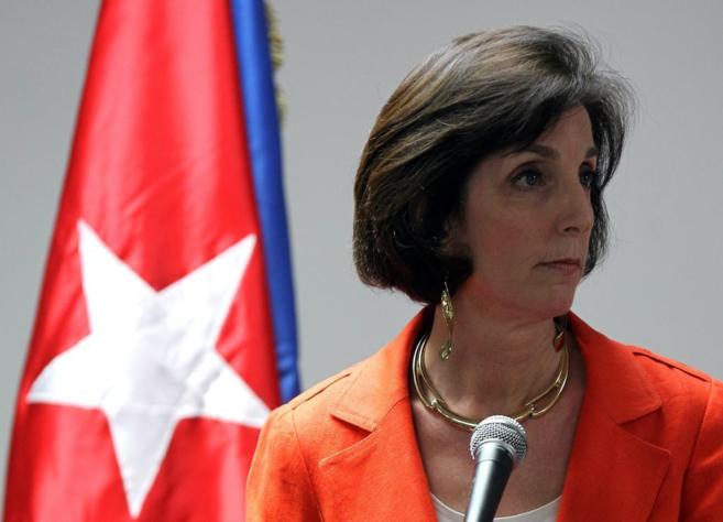 La secretaria de EE.UU. para América Latina, Roberta Jacobson, habla...