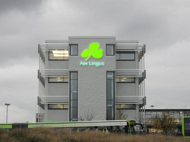 Sede de la aerolnea Aer Lingus en Dubln, Irlanda
