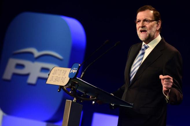 Mariano Rajoy, este fin de semana en la Convencin Nacional del PP.