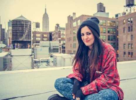 Rocío Guerrero, en la oficina de Spotify en Nueva York. EL MUNDO