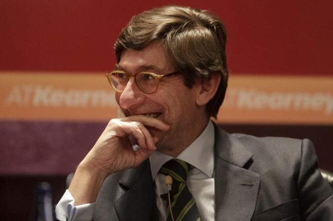 Jos Ignacio Goiigolzarri, presidente de Bankia, sonriendo