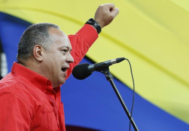 El presidente de la Asamblea Nacional Diosdado Cabello.