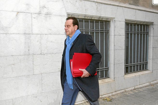 El fiscal anticorrupcin Pedro Horrach de camino a la Audiencia de...